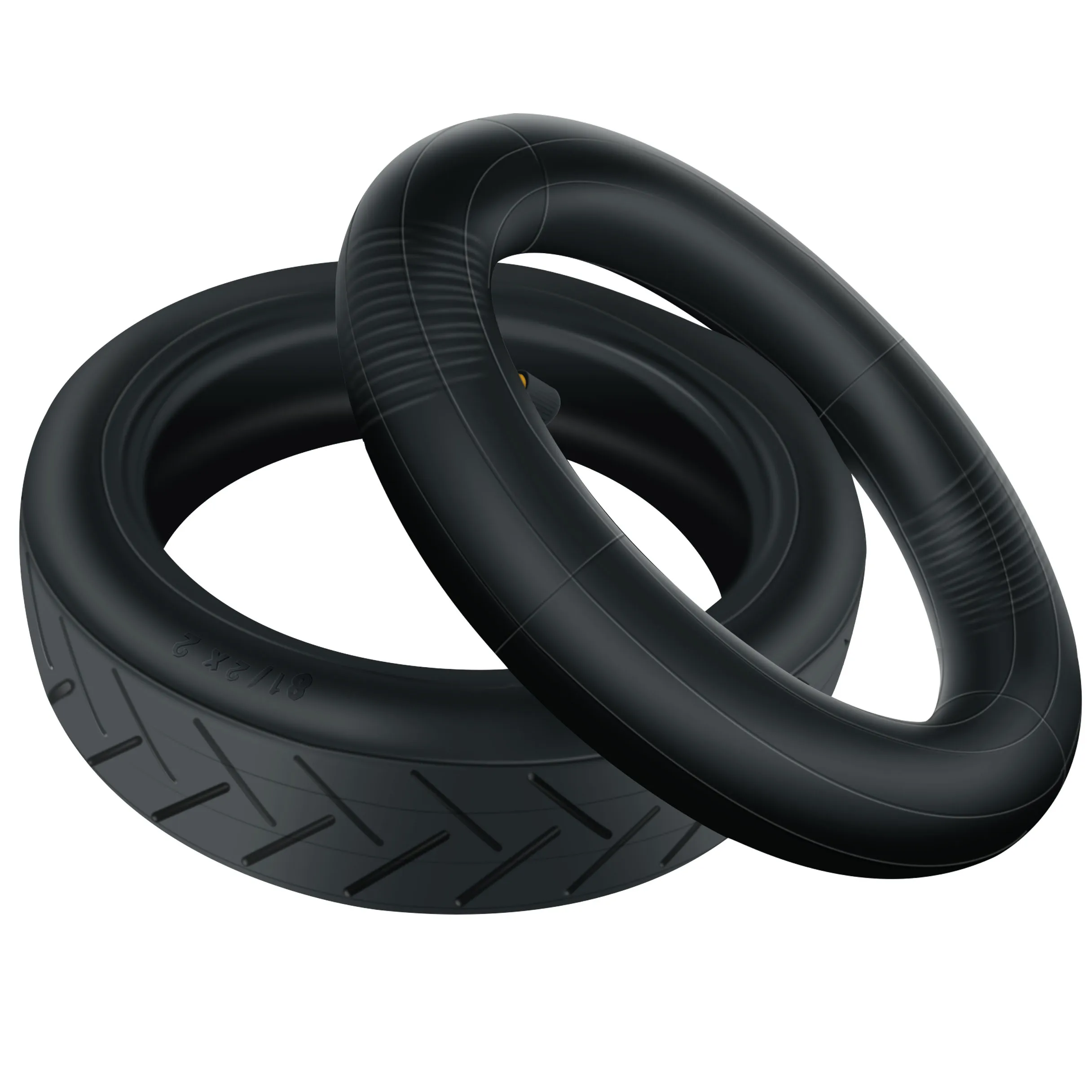 Reinforced 8 1/2*2 Inner Tube and Outer Tyre for Xiaomi Electric Scooter Pneumatic Rubber Ulip Replacement Inner and Cover Tire