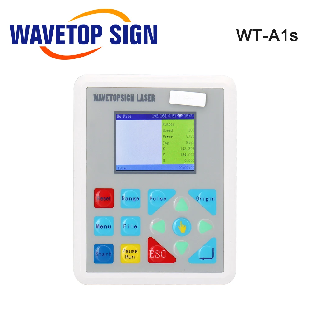 WaveTopSign Co2 Laser Controller System for Co2 Laser Engraving Cutting Machine K40 Laser 3020 6040 Replace Ruida Leetro Trocen