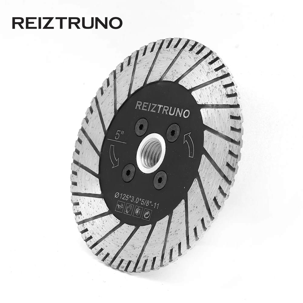 Reiztruno 5 "Kim Cương Đá Mài Đa Năng Kim Cương Turbo Lưỡi Cưa Máy Mài Góc Cho Đá Hoa Cương Bê Tông Với Bích