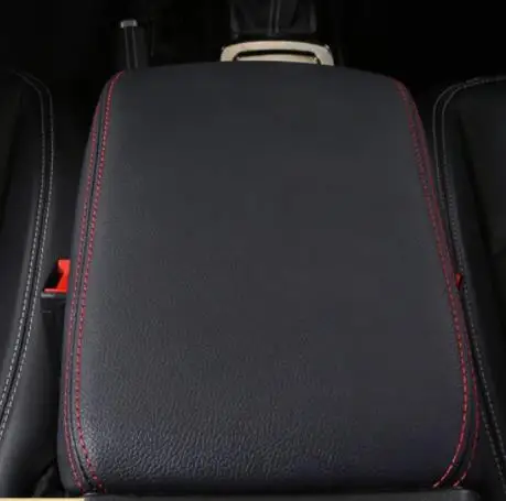 Imagen 2 del producto Para Hyundai Santa Fe 2006 2007 2008 2009 2010 2011 2012 cubierta de protección de caja de reposabrazos Interior de cuero de microfibra