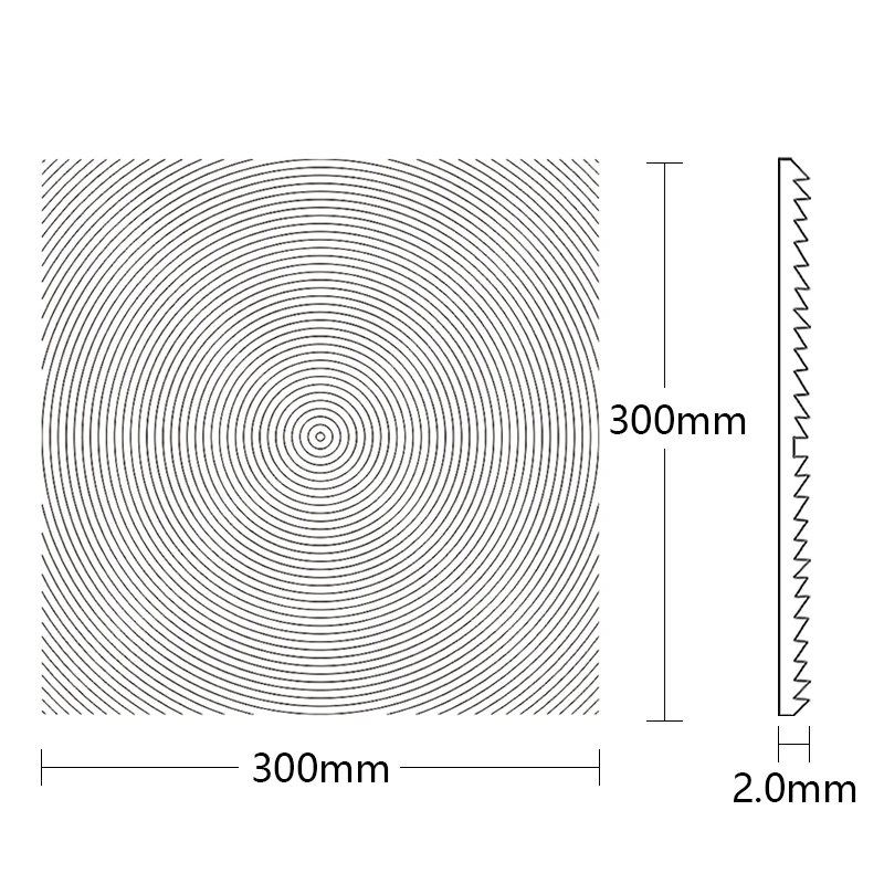 Fresnel lens  300x300mm F300mm 16.7