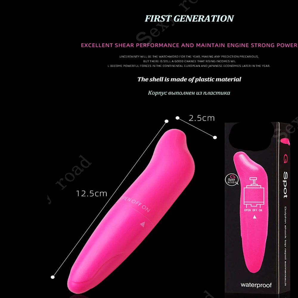 Mini Dildo Vibrator Dolphin bullet G Spot vibrating magic wand stick female vibrators Masturbation vibrador Sex Toys For Women