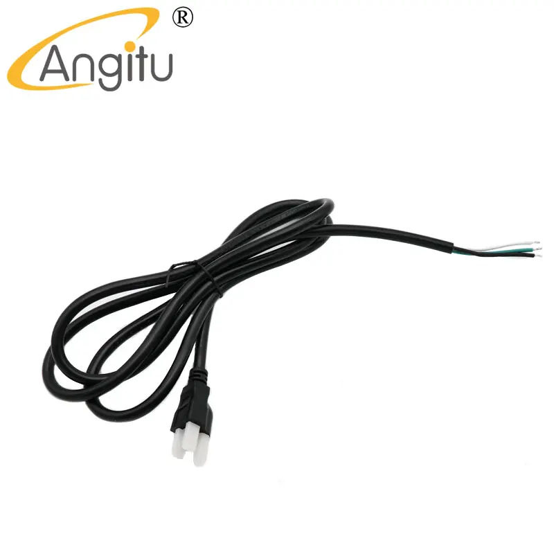 كابل سلك طاقة برأس واحد ، الولايات المتحدة الأمريكية 3 الشق ، 16AWG ، المكونات 3Pin ، SVT ، SJT ، SJTW ، الكمبيوتر ، التلفزيون ، الأسرة ، 3x مربع ، 3Pin ، 2 متر