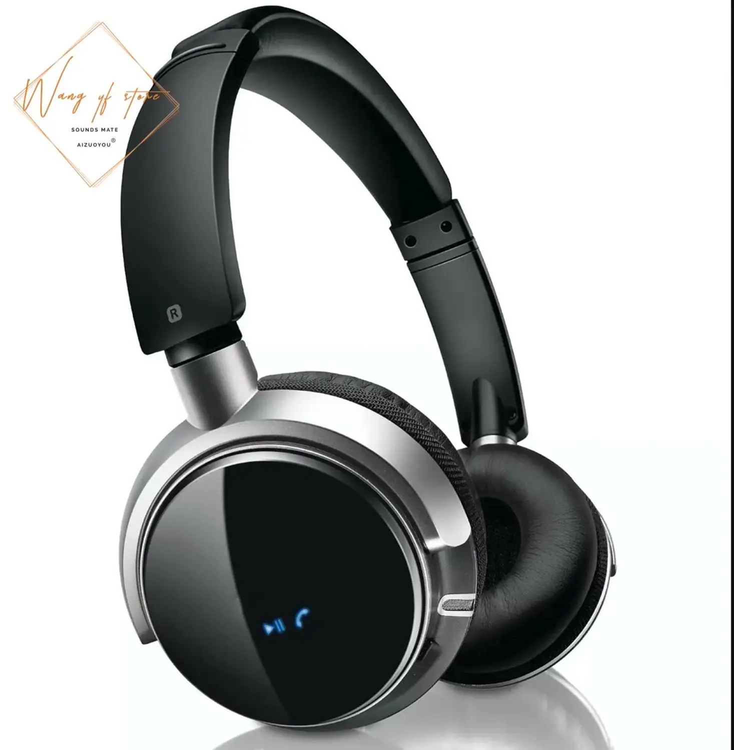 Kulit Lembut Bantalan Telinga Busa Bantal EarMuff untuk Philips SHB9001 SHB9000 Headphone Kualitas Sempurna, Tidak Versi Murah