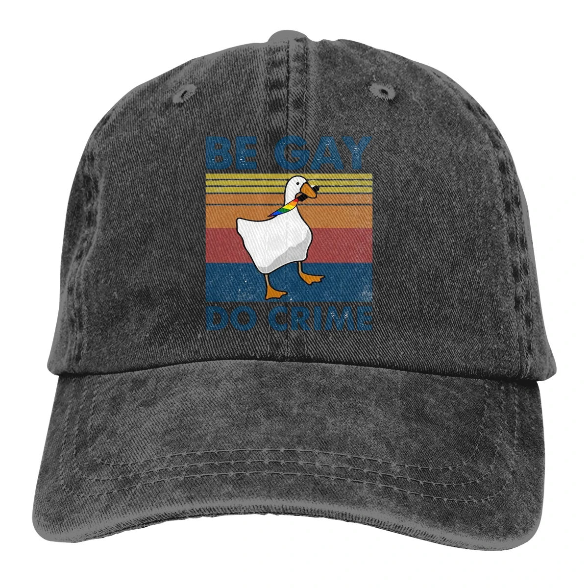 Be Gay Do Crime Goose Pride Lgbt The Baseball Cap Peaked capt Sport Unisex Outdoor Custom LGBT transgender Hats