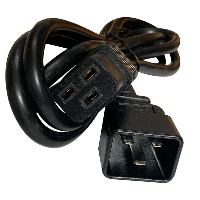 C19-C20,IEC320 C20 Male Plug To IEC320 C19 Female Power Extension Cable Cord  Host Server Engine Room UPS Power Cord 3*1.5 1.8M