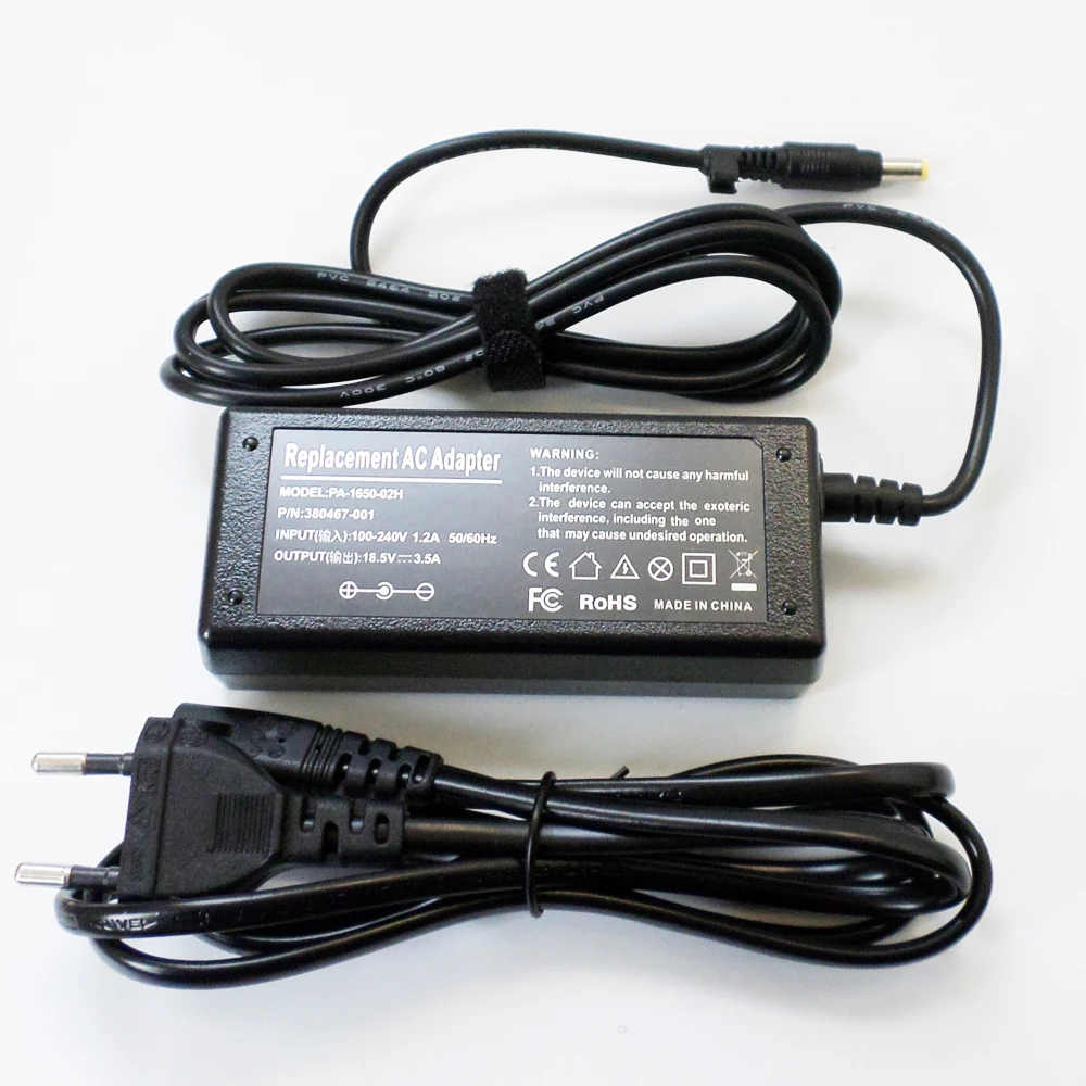 

65W 4.8*1.7mm AC Adapter Charger Power Supply Cord For HP Compaq Presario M2099 M2100 M2101 M2105 M2108 M2200 M2400 18.5V 3.5A