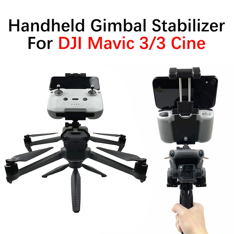 For DJI Mavic 3/3 Cine Drone Single Handle Handheld Gimbal Stabilizer Ground Shooting Stand Tripod Modified Bracket Accessories