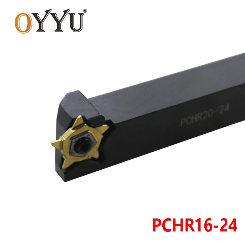 OYYU PCHR16-24 Grooving Turning Tool Holder 16mm PCHR 16 CNC Carbide Inserts Shank use PENTA24 Lathe Tools Cutter