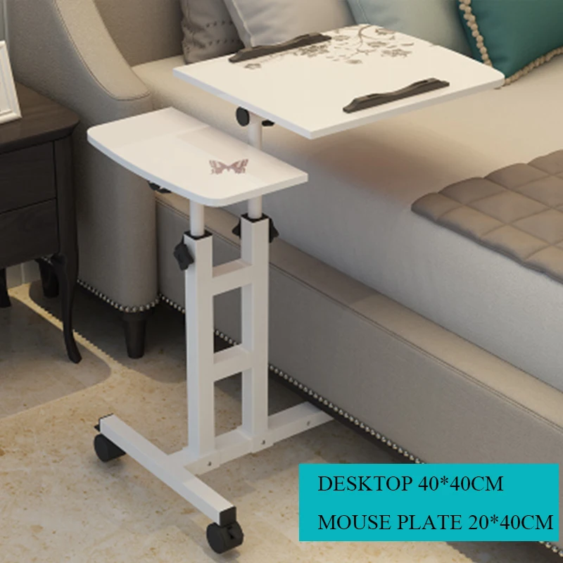 Foldable Computer Table  64*40CM Adjustable Portable Laptop Desk Rotate Laptop Bed Table Can be Lifted Standing Desk