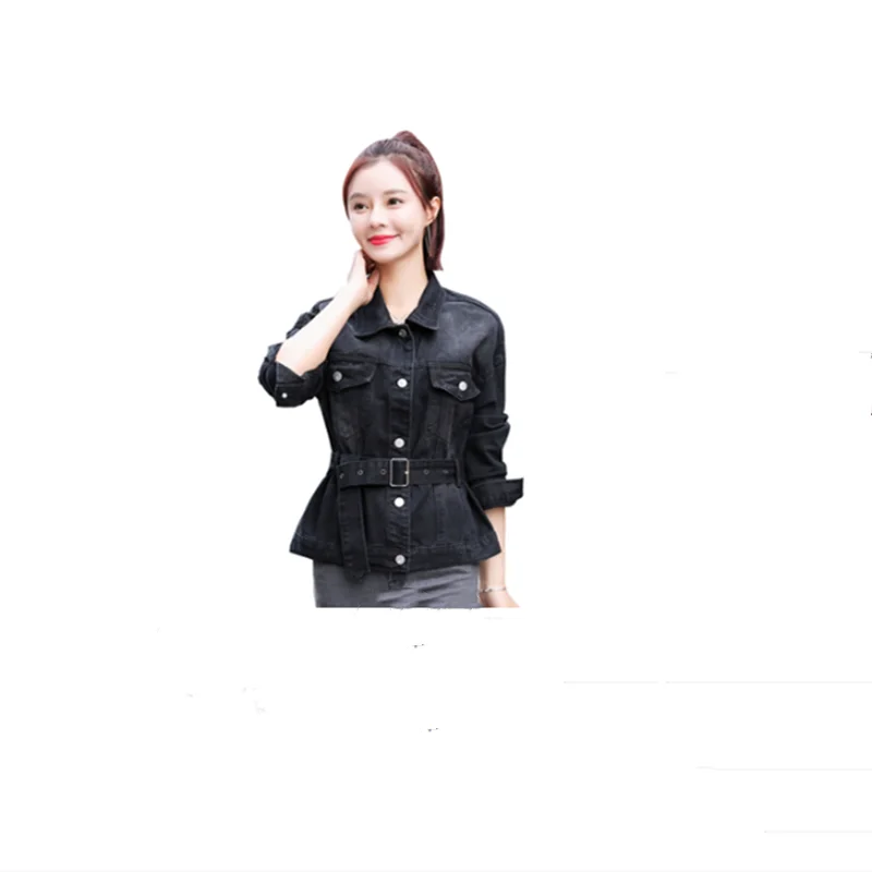 Classic Denim Jackets with Pockets for Women, Single Breasted Coats, Chic Korean Style, All-Match, Harajuku, BF, Casual Outwear