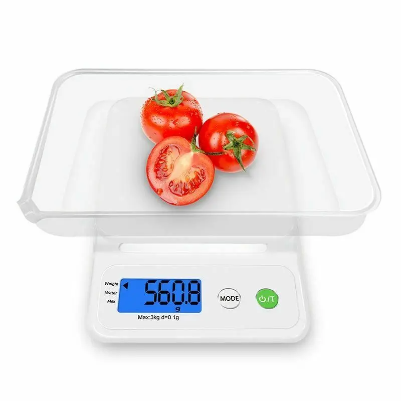 

3kg/1g Food Baking scale High-precision Medicine Flat Electronic Kitchen Cooking Medicine Powder Fruit Scale, Tea Platform Scale