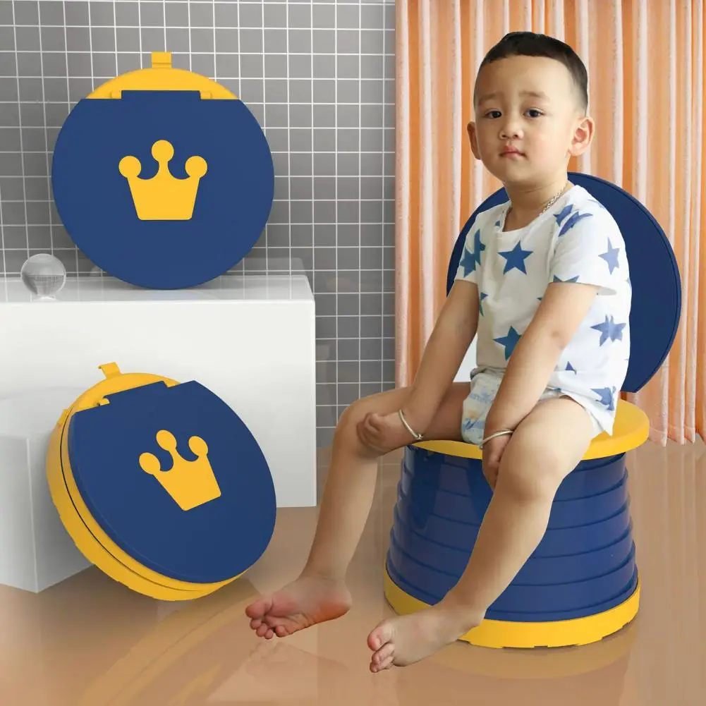 Useful Toilet Training Seat  Non-Slip Multi-color Potty Seat  Child Kids Portable Folding Potty Seat