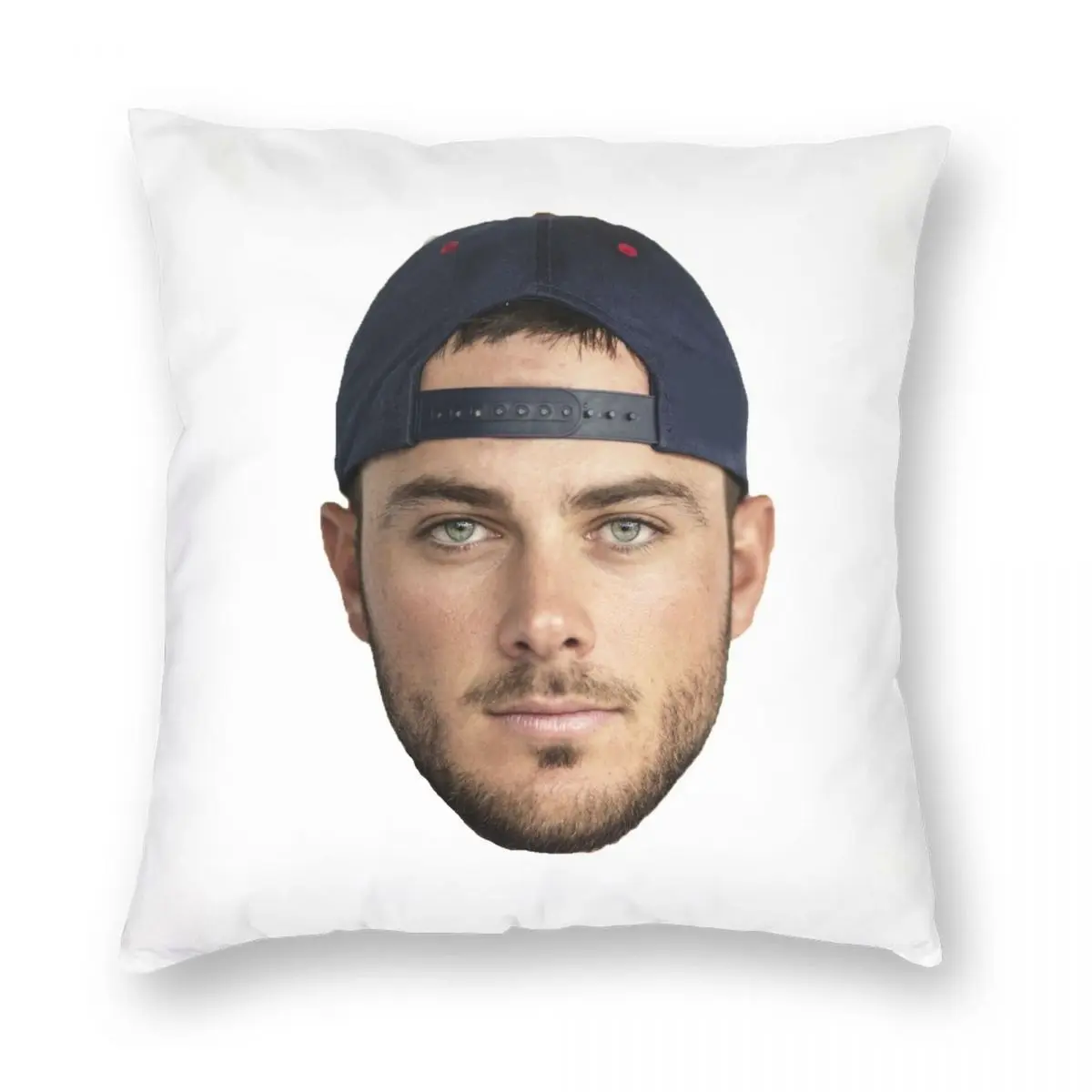 Kris Bryant Square Pillowcase Polyester Linen Velvet Creative Zip Decorative Throw Pillow Case Bed Cushion Cover