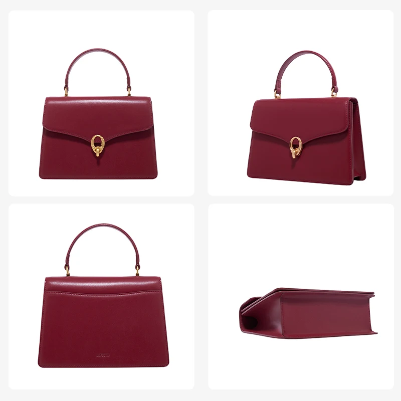 LA FESTIN-Sac à Main Rétro Classique pour Femme, Grande Capacité, Bandoulière Chiminitié, Poignée Supérieure, Luxe, Marque de Styliste, Nouveau, 2024