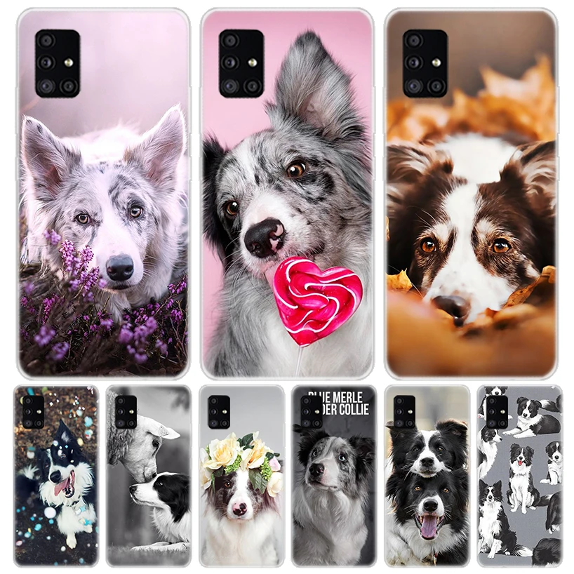 Border Collie Clever Phone Case For Samsung Galaxy A50 A70 A40 A30 A20S A10 Note 20 Ultra 10 Lite 9 8 A6 A8 Plus A7 A9 + Cover