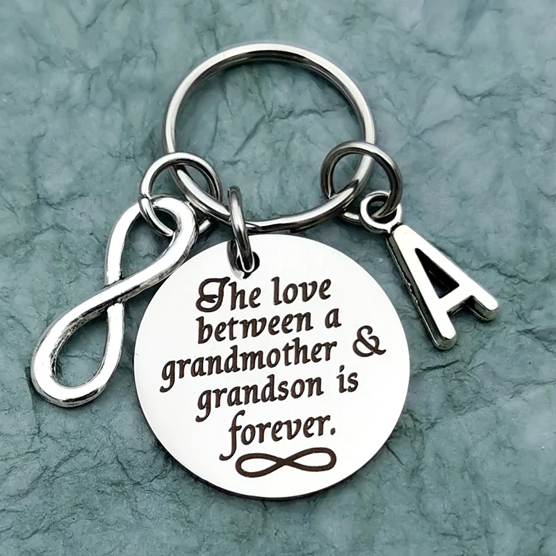 Grandma Gifts from Grandson Birthday Gift for Grandmother Keychain The Love Between A Grandmother and Grandson Mothers Day Gifts