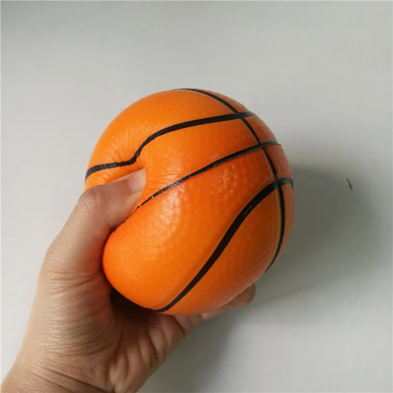 Toy Anti Stress Squishy Relief Colorful Soccer Basketball Baseball Tennis Foam squeeze Ball Funny Children Toys 6pcs 100mm