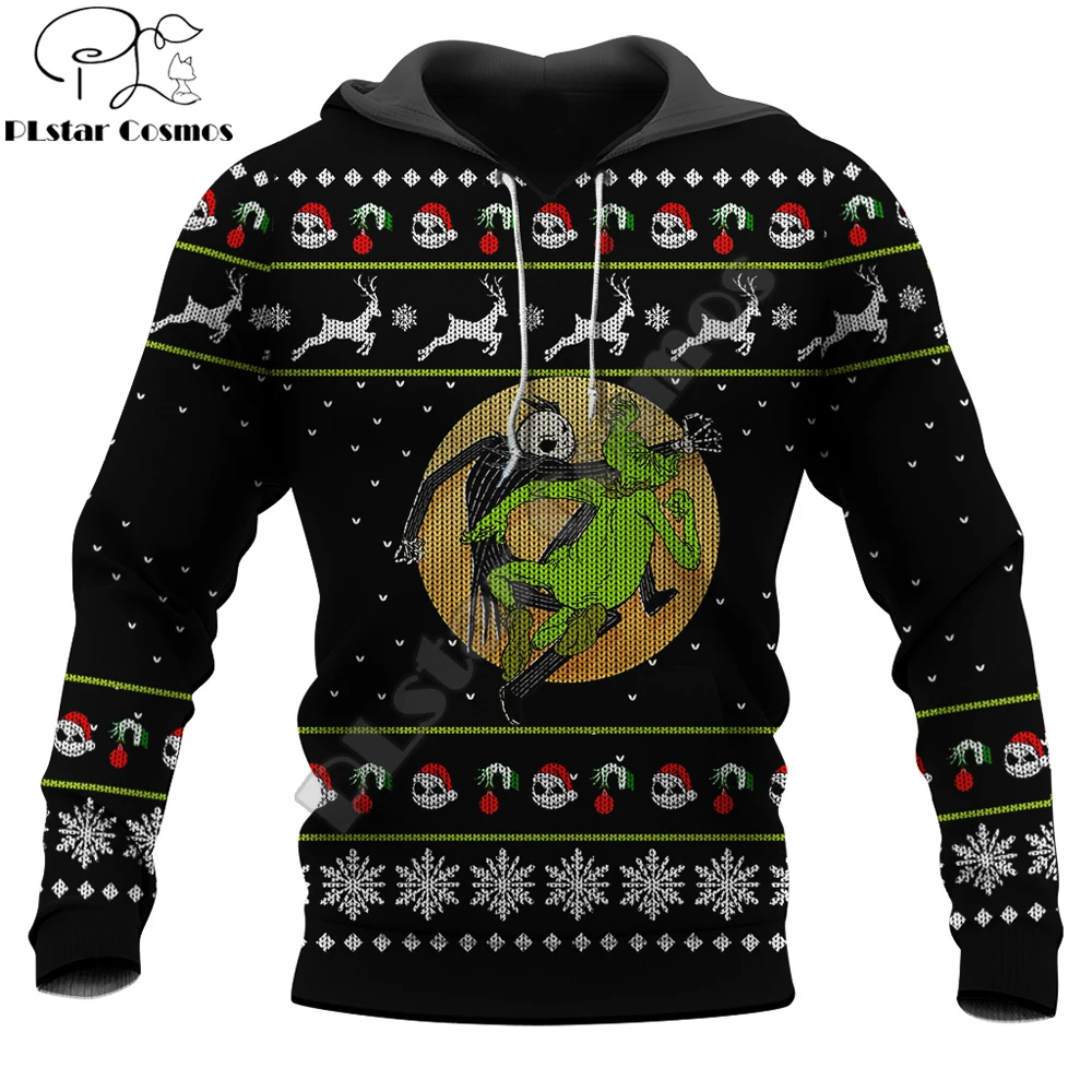 

Merry Christmas Funny 3D All over Printed Men Autumn Hoodie Unisex Casual zipper hoodies Streetwear Jacket Tracksuits DK308