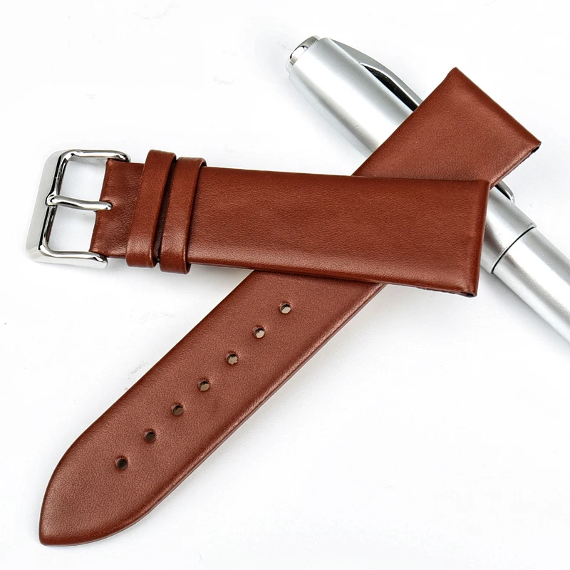 MAIKES Quality Genuine Leather Strap Watch Band Thin Version Fashion Watch Bracelet 12mm-24mm Watchband For Daniel Wellington