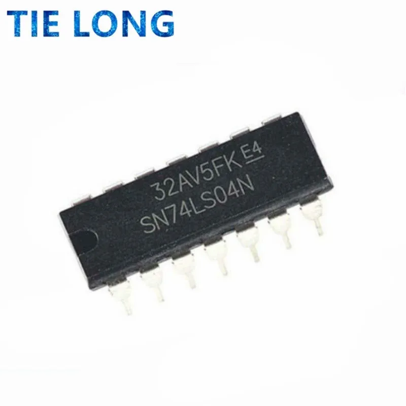 10PCS SN74LS04N DIP14 74LS04N 74LS04 SN74LS04 DIP Integrated IC