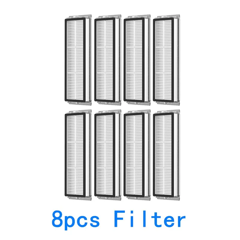 8 قطعة Hepa فلتر الهواء قابل للغسل اكسسوارات ل Xiaomi Dreame F9 DreameF9 Dreame F 9 الروبوت فراغ نظافة بدائل مجموعات أجزاء