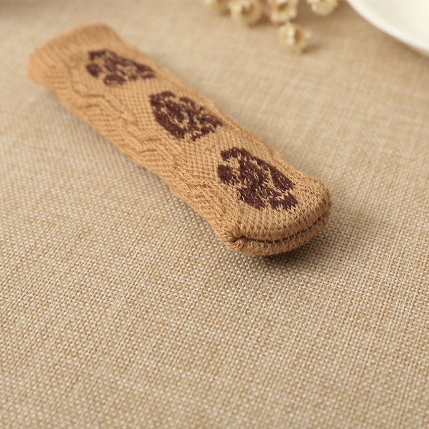 Couvre-jambes de meubles coordonnants, protecteurs de sol à haute élasticité, chaussettes de pieds de chaise, capuchon de meubles, 4 pièces par lot