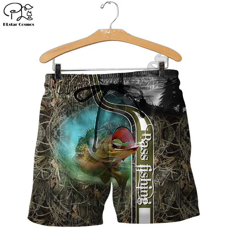 PLstar Cosmos Fishing 3D Printed 2021 New Fashion Men/Women Summer Casual Shorts Beach Short Pants Drop Shipping Style-F35