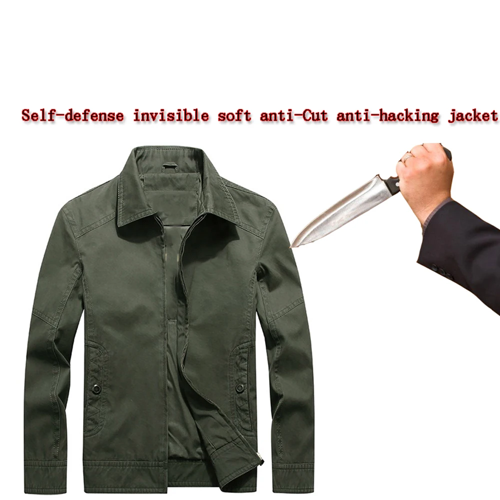 

2020 New Elf-defense Anti Stab Jacket Soft Invisible Anti-chop Stab Police Fbi Swat Safety Civil Use Clothing Chaleco Anticorte