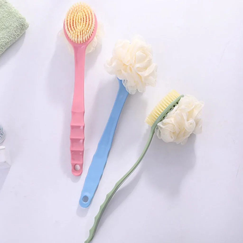 Long Handle Back Body Brush Bath Shower Scrubber Exfoliating Scrub Skin Massages Bathing Skin Care Body Cleaning Brush