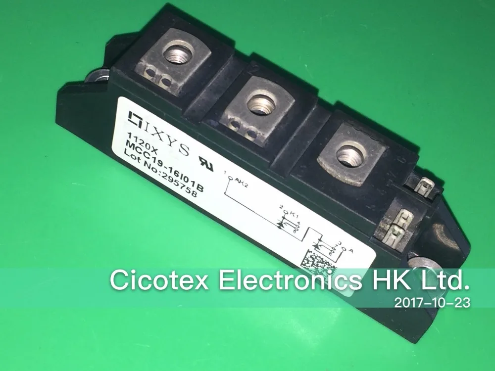 

MCC19-16IO1B MCC19-16I01B IGBT THYRISTOR MODULE 1600V 2X40A