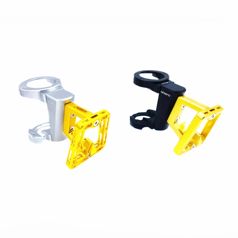 Litepro Folding Bicycle Pig Nose Pannier Adapter Front Shelf Mount Carrier Adapter 51-98MM 51-87MM Bike Pannier Adapter