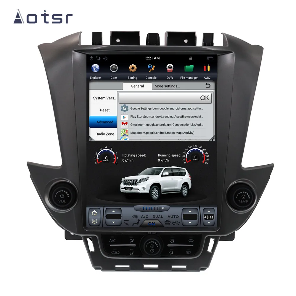 

Aotsr Tesla Vertical screen Android 8.1 Car DVD Multimedia player GPS Navigation For GMC Yukon Chevrolet Tahoe Suburban carplay