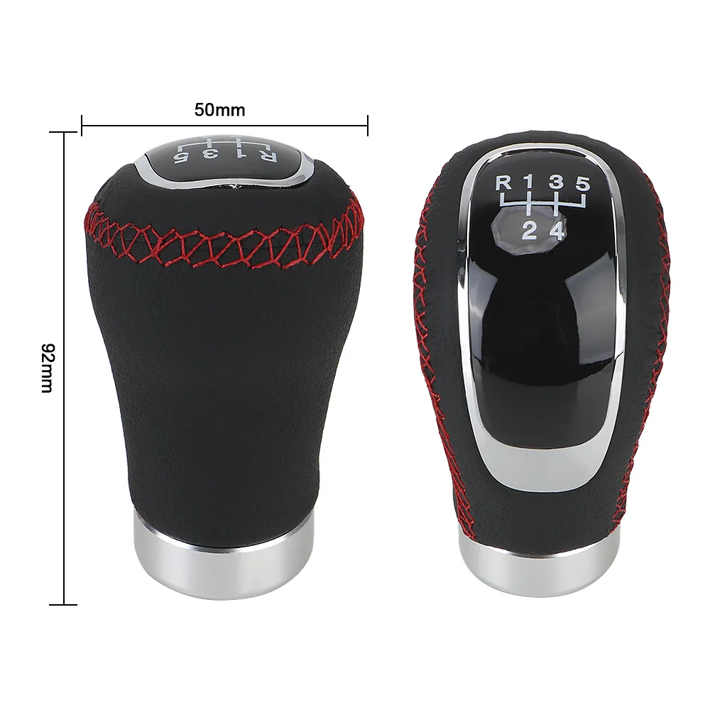 Gear Shift Knob Replaceable Cap Cover 5/6 Speed Shifter Lever Manual Transmission With Gear Knob