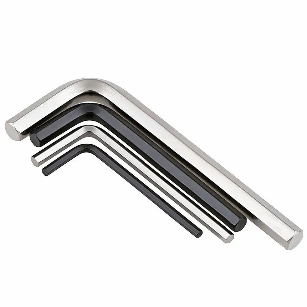 L-Shaped Hex Key Short Arm Allen Wrench Screwdriver Repair Tool Metric 0.7mm-14mm Hexagon Spanner For Bicycle Machine Repair