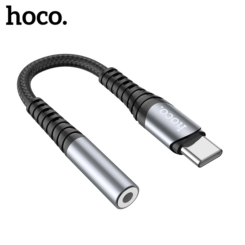 Hoco Type C Digital 3.5mm Audio Converter For iPad Pro Air Male to Female Earphone Adapter For Xiaomi Samsung Jack Audio Cables