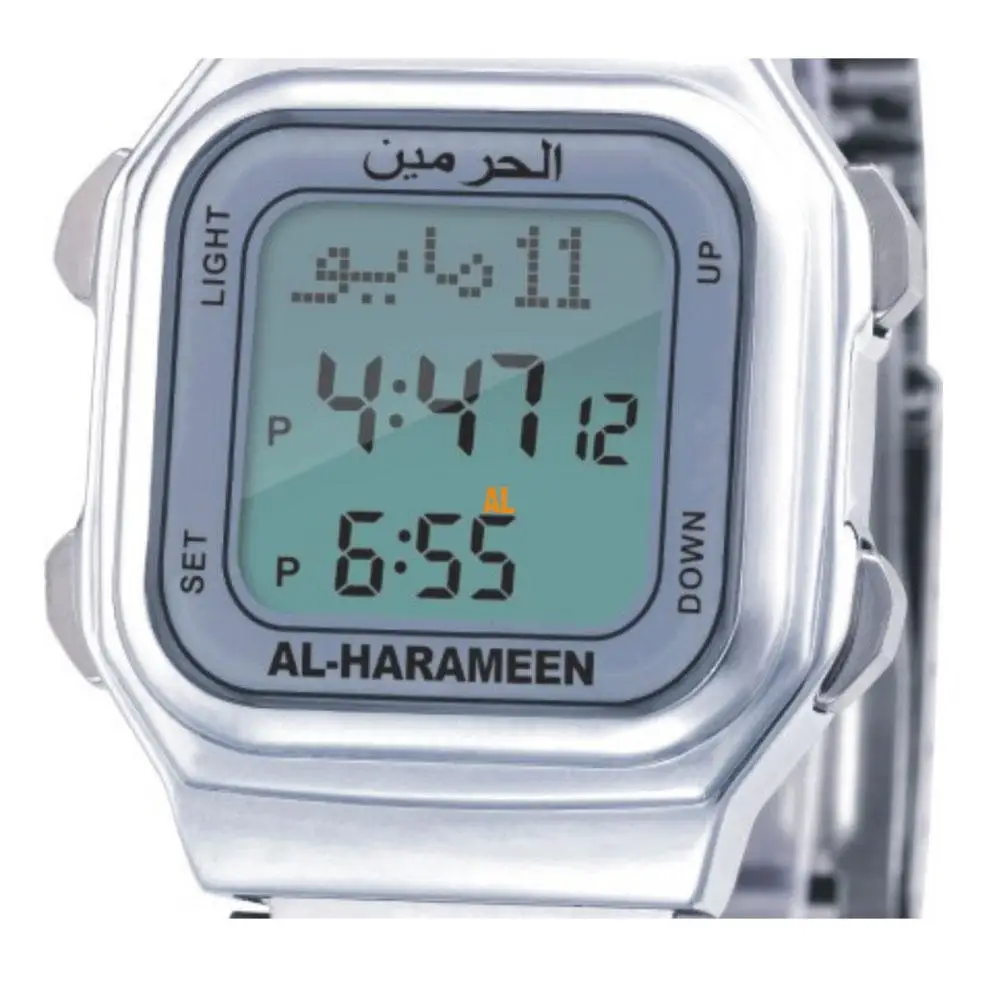 Azan Watch Prayer 6461 Islamic Qibla Watch With Prayer Compass Muslim Watch Best islamic gifts dropshipping