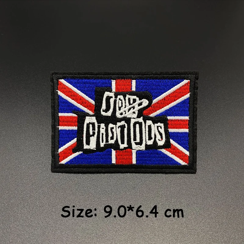 Parche metálico bordado rock punk para chaqueta - imagen 5
