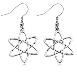 Personality Microscope Molecular Gene Dna Scientist Biochemistry Teacher’S Day Gift Creative Science Earrings