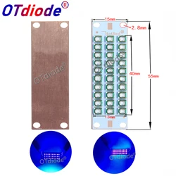 UV LED 50W 100W 150W UV COB lampadine LED ad alta potenza Chip diodo viola luce ultravioletta uv LED modulo diodo colla polimerizzazione stampante 3D