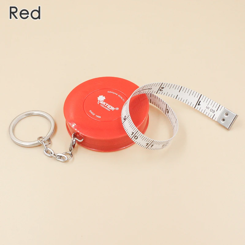 1 PCS Tape Measure 150cm/60 inch Push Button Measuring Soft Retractable for Sewing Accessories Double-Side Tailor Cloth Ruler