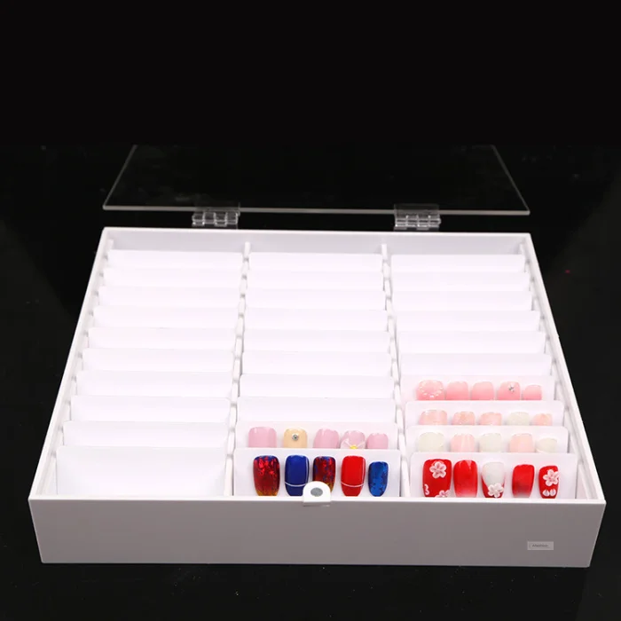 1pc Nail Art Display Box Nail Gel Polishing storage Showing rack Manicure tools