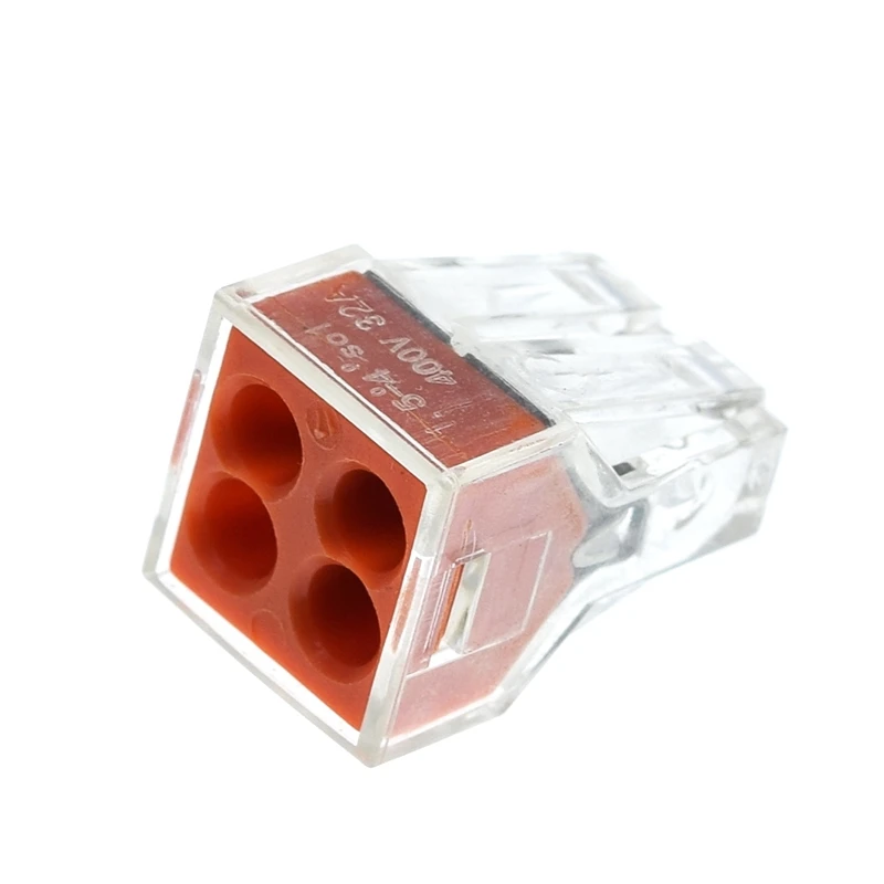 10/30 Stück PCT-102 PCT-103 PCT-104 PCT-106 TZT Universeller Kompakter Kabelverbinder Leiterblock mit Hebel – Detail 9