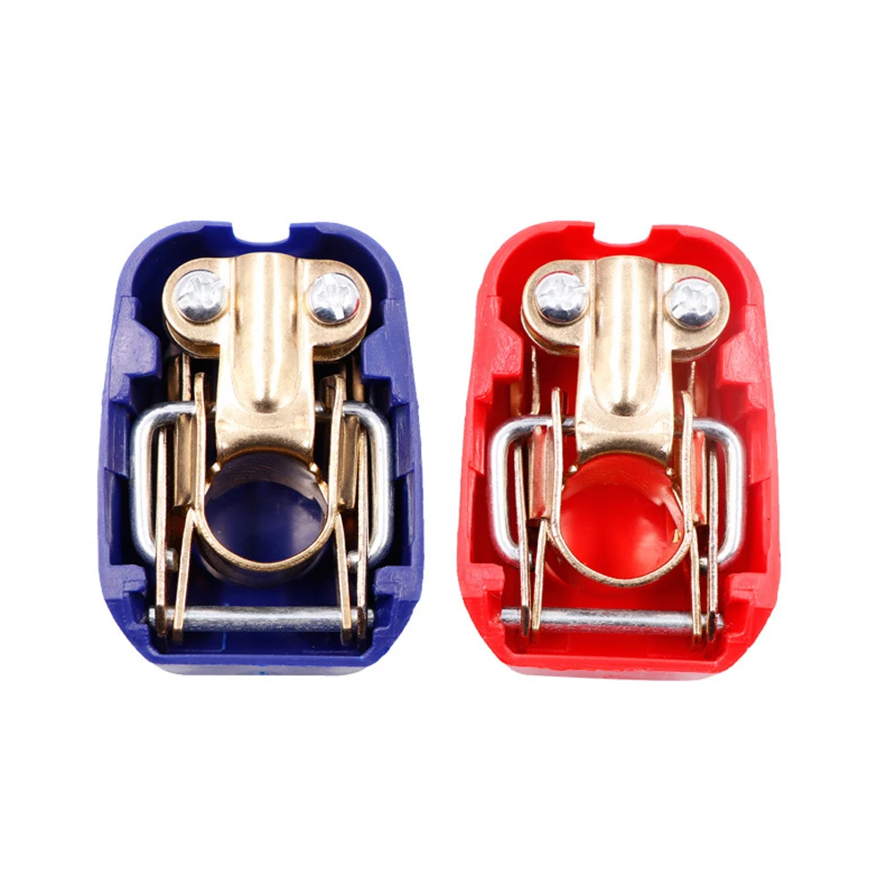 New A Pair Positive & Negative Electrode Quick Release Lift Off Connector Clamps Car Battery Terminals Car Accessories