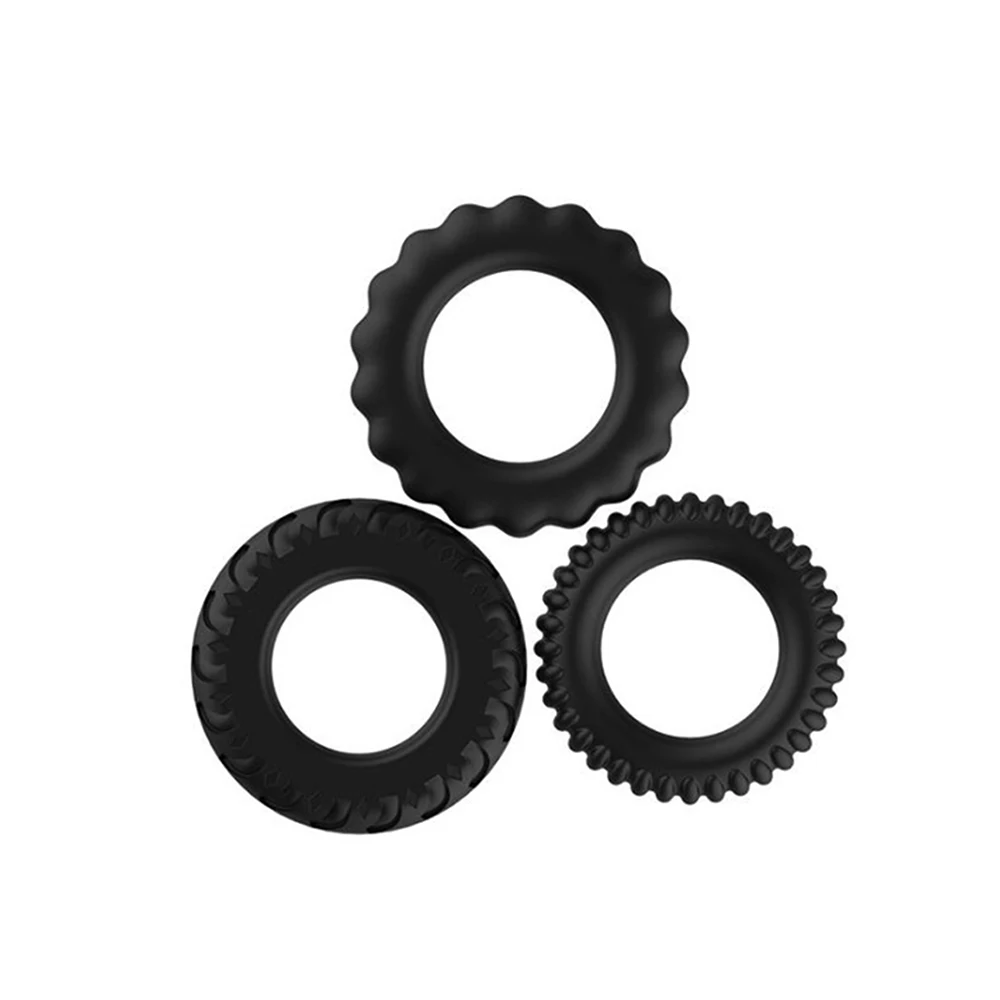 Silicone Penis Ring For Delay Ejaculation Penis Enlargement Cock Rings Intimate Goods Orgasm Enhancer Sex Toys Cock Penis Ring