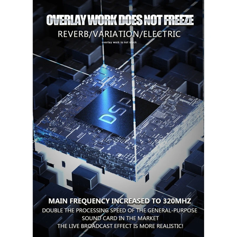 Relação de múltiplos propósitos do misturador de som estéreo 20cb para gravar o fluxo vivo conecta com o portátil da tabuleta do smartphone