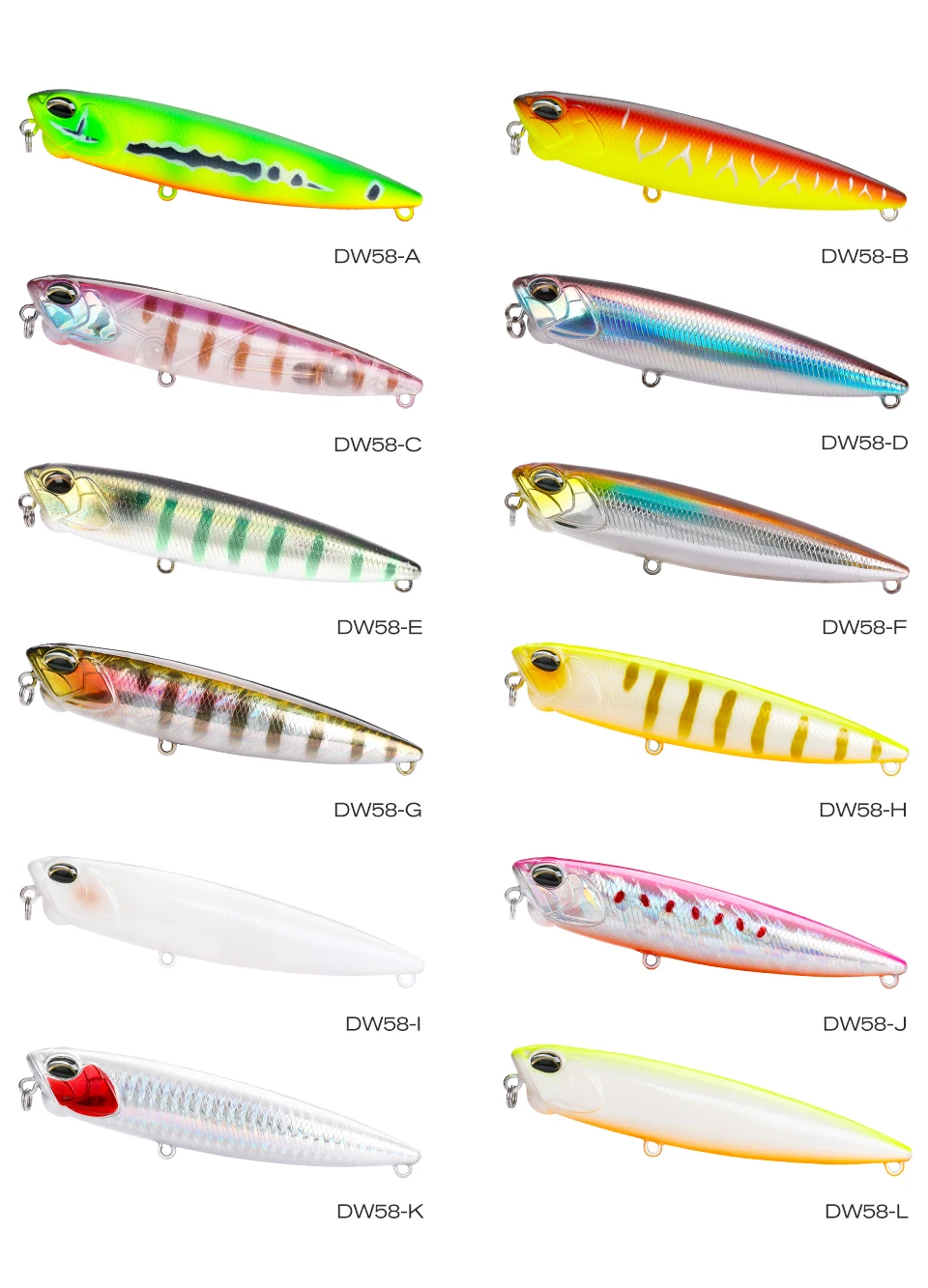 TSURINOYA 110F Topwater Bleistift Angeln Locken DW58 110mm 20,5g Künstliche Schwimm Harte Köder Pike Bass Stickbait – Detail 6