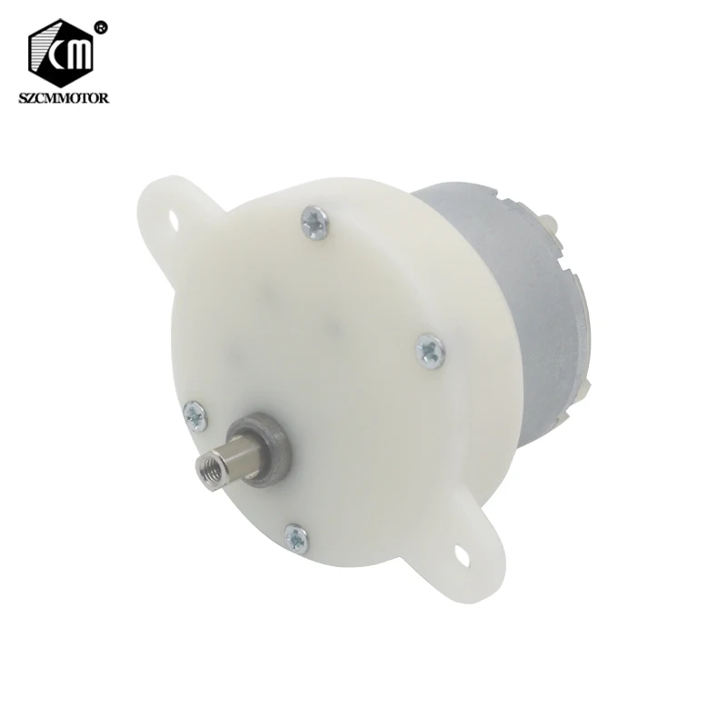 12V 24V DC Motor For Toy Low Speed 10RPM Geared Motor Plastic Gear Eccentric Shaft Gearbox Gear Motor