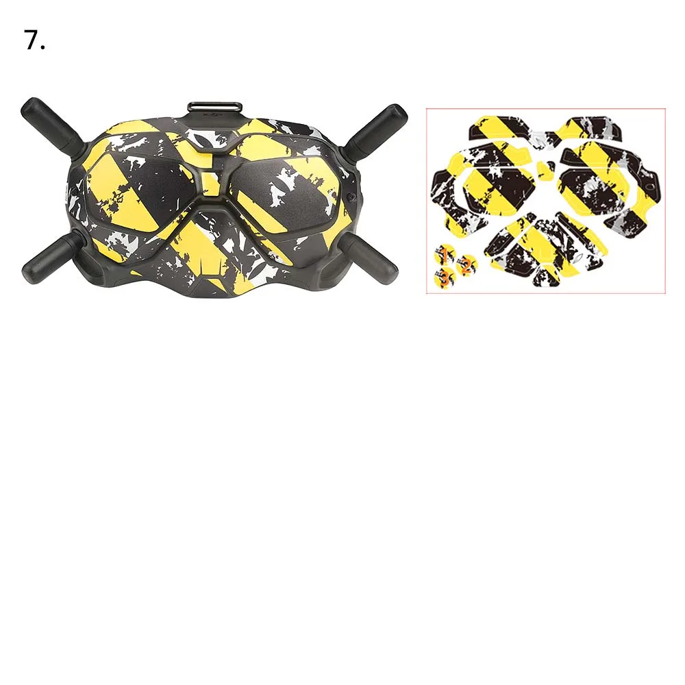 Наклейка, защитный чехол для DJI Avata FPV goggles V2, аксессуары, наклейки из углеродного волокна