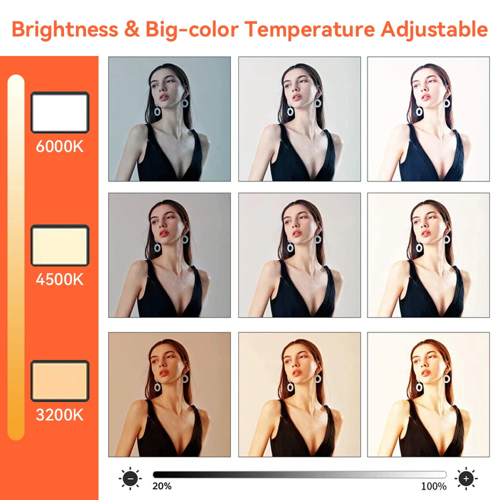 Luz de vídeo led com tripé profissional suporte de controle remoto pode ser escurecido painel de iluminação studio photo live streaming fill-in lâmpada